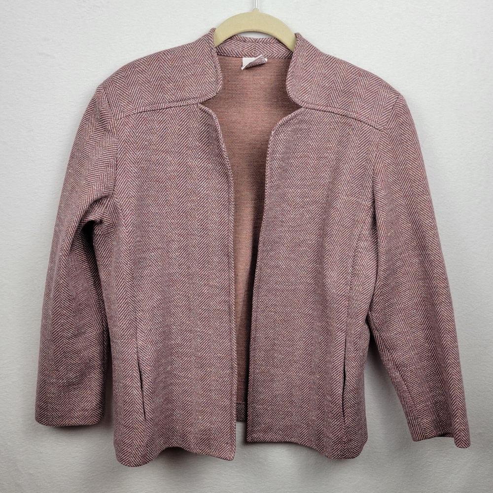 Graff Womens, Mauve Blazer/open With Pockets